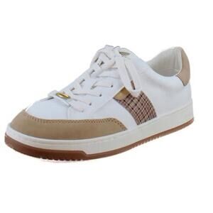 NWT Circus NY by Sam Edelman Women's Vance Sneaker White/Tuscan Taupe 10 Shoes